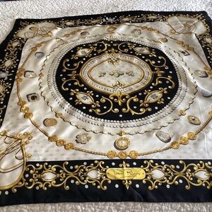 Vintage Joan Rivers Classic Collection 100% Silk Scarf.